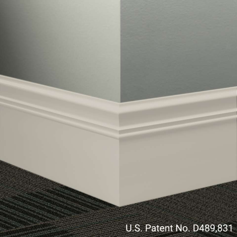 Tarkett - Système de finition murale Millwork - MW 24 M Monarch 6" #24 Grey Haze - Wallbase 8' (paquet de 6)
