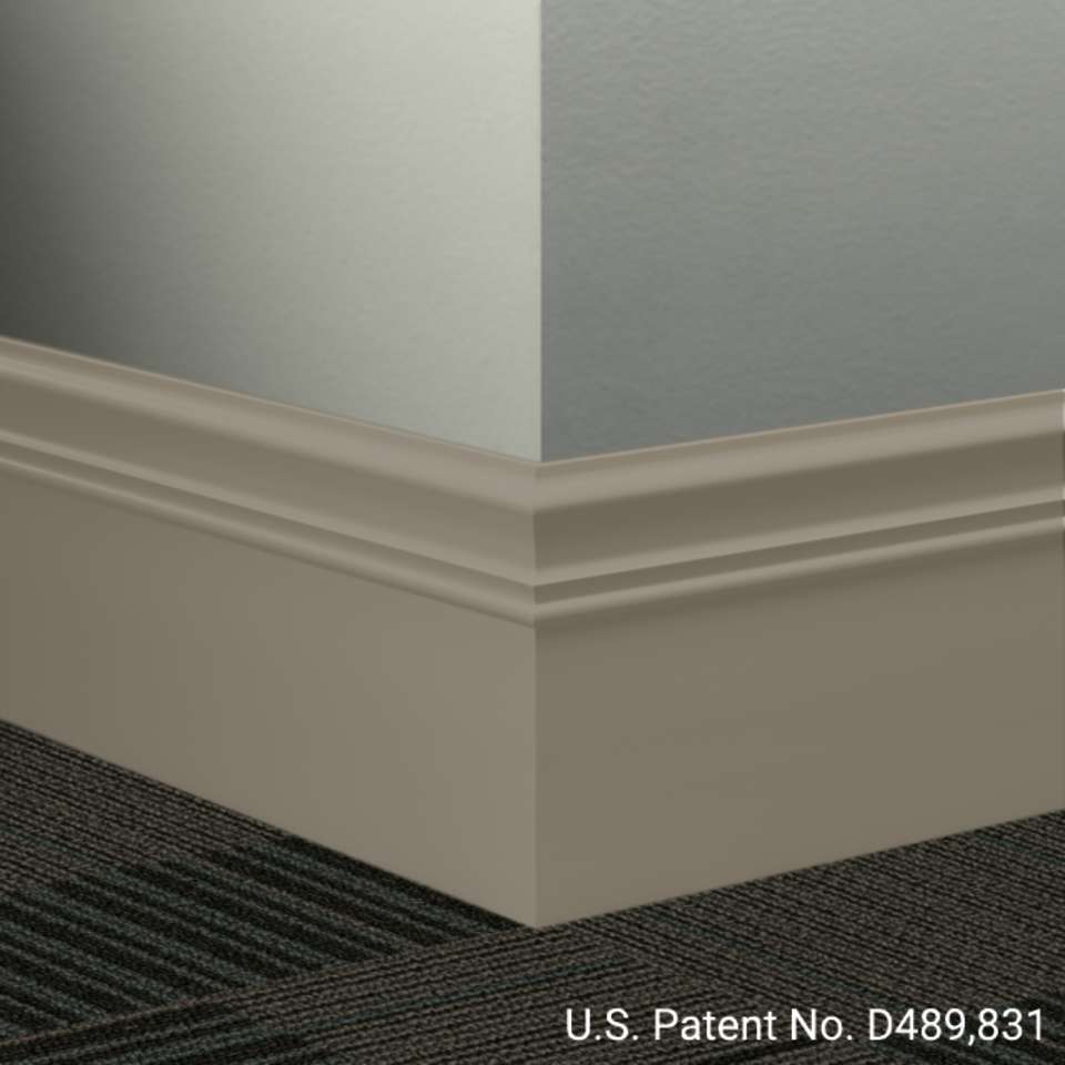 Tarkett - Système de finition murale Millwork - MW 281 M Monarch 6" #281 Grizzly - Wallbase 8' (paquet de 6)