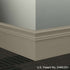 Tarkett - Système de finition murale Millwork - MW 281 M Monarch 6" #281 Grizzly - Wallbase 8' (paquet de 6)