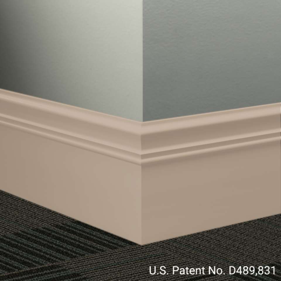 Tarkett - Système de finition murale Millwork - MW 49 M Monarch 6" #49 Beige - Wallbase 8' (paquet de 6)