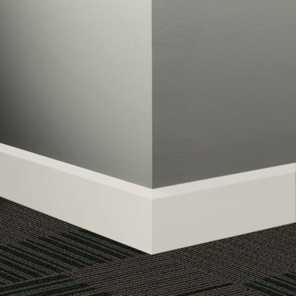 Tarkett - Système de finition murale Millwork - MW 460 N Oblique 3" #460 Cotton - Wallbase 8' (paquet de 7)