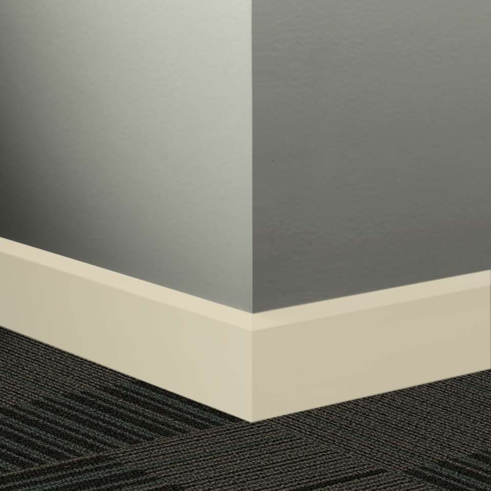 Tarkett - Système de finition murale Millwork - MW 79 N Oblique 3" #79 Bone White - Wallbase 8' (paquet de 7)