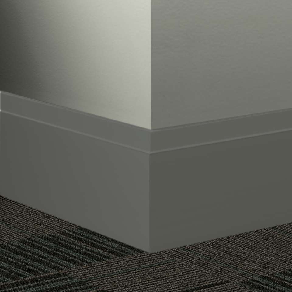 Tarkett - Système de finition murale Millwork - MW 168 R Equinox 4 1⁄2” #168 Thunder - Wallbase 8' (paquet de 5)