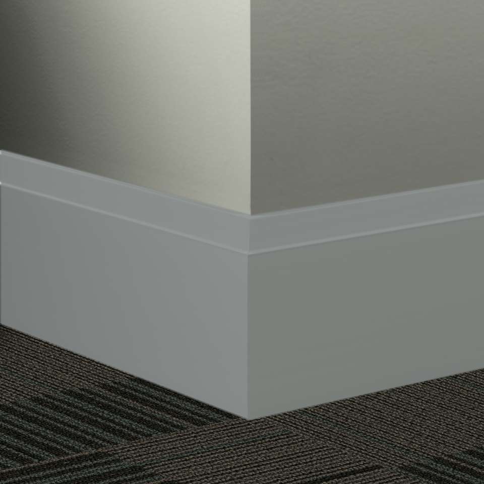 Tarkett - Système de finition murale Millwork - MW 28 R Equinox 4 1⁄2” #28 Medium Grey - Wallbase 8' (paquet de 5)