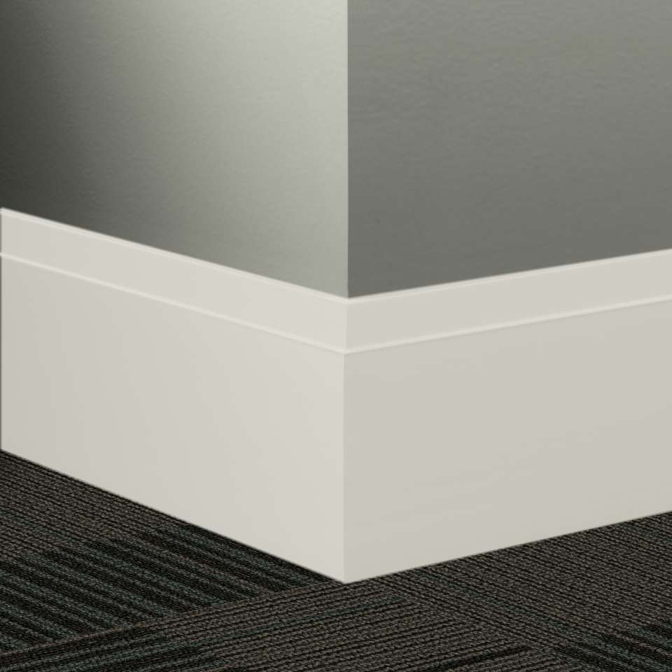 Tarkett - Système de finition murale Millwork - MW 460 R Equinox 4 1⁄2” #460 Cotton - Wallbase 8' (paquet de 5)