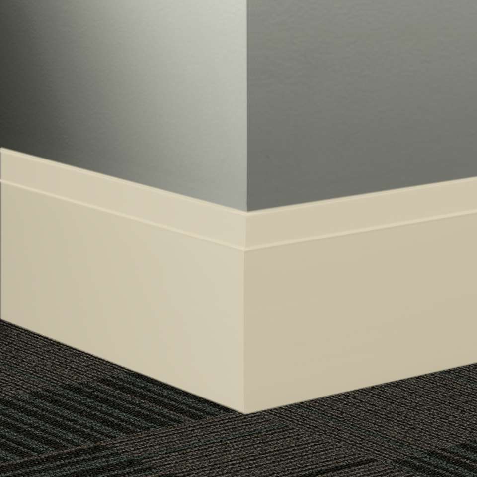Tarkett - Système de finition murale Millwork - MW 79 R Equinox 4 1⁄2” #79 Bone White - Wallbase 8' (paquet de 5)
