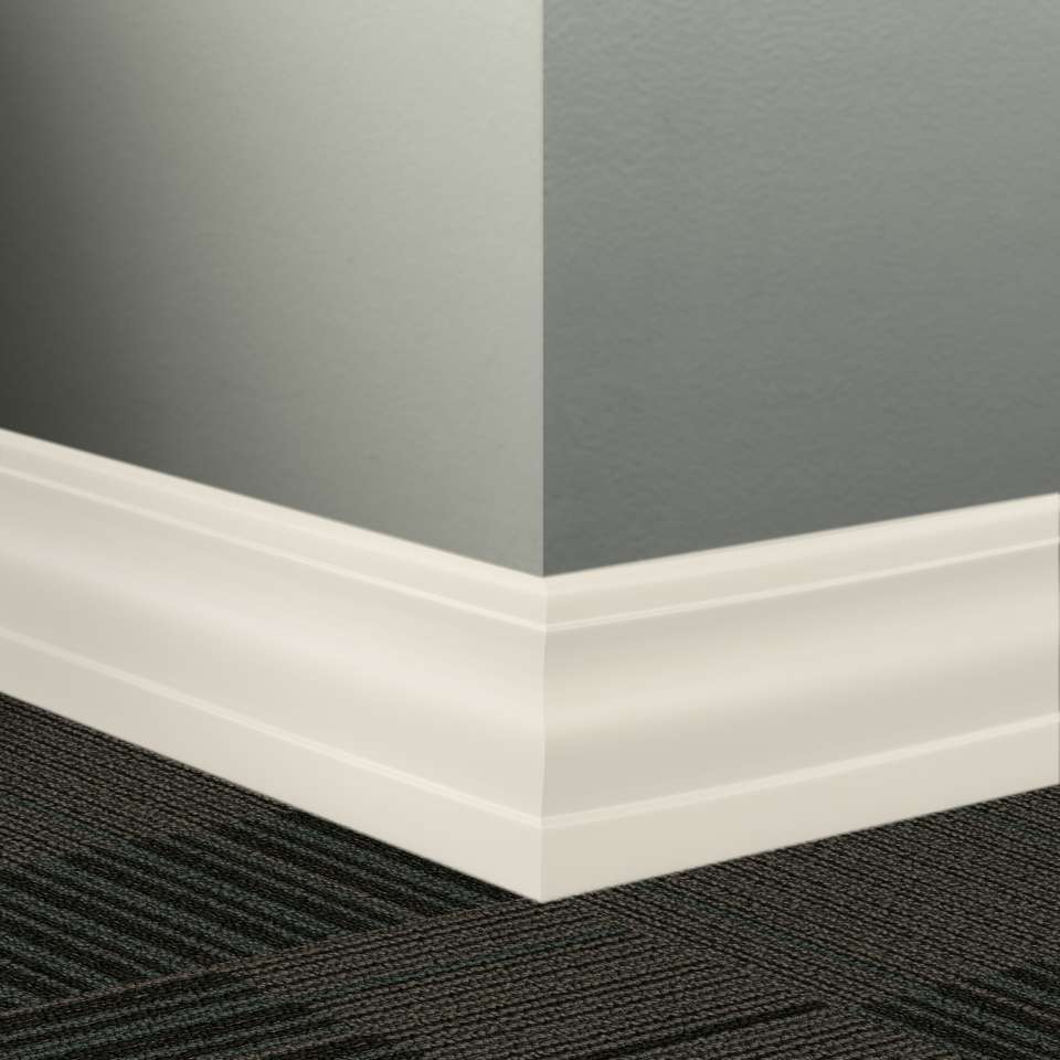 Tarkett - Système de finition murale Millwork - MW 68 T Delineate 4 1⁄4” #68 White Sand - Wallbase 8' (paquet de 6)