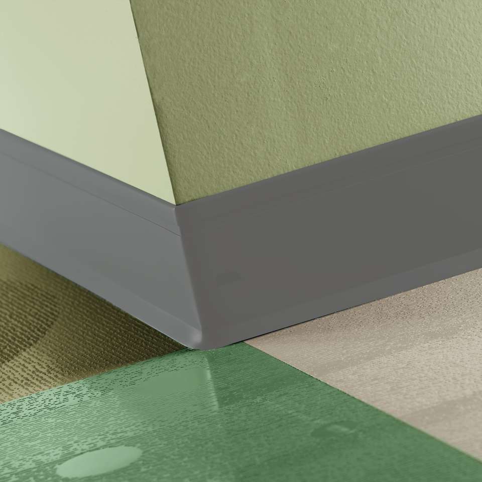 Tarkett - Perceptions - Recess Toe 4 1⁄4” #48 Grey - Outer Corner (paquet de 25)