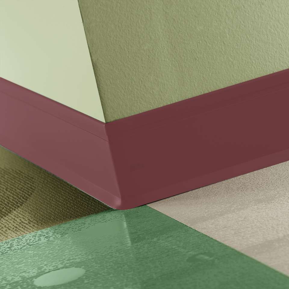 Tarkett - Perceptions - Recess Toe 4 1⁄4” #163 Salsa - Wallbase 120'