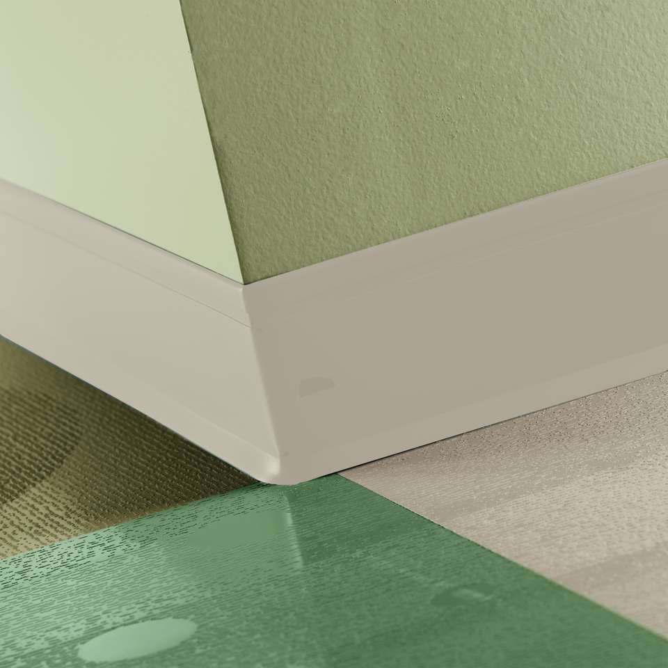Tarkett - Perceptions - Recess Toe 4 1⁄4” #22 Pearl - Wallbase 120'