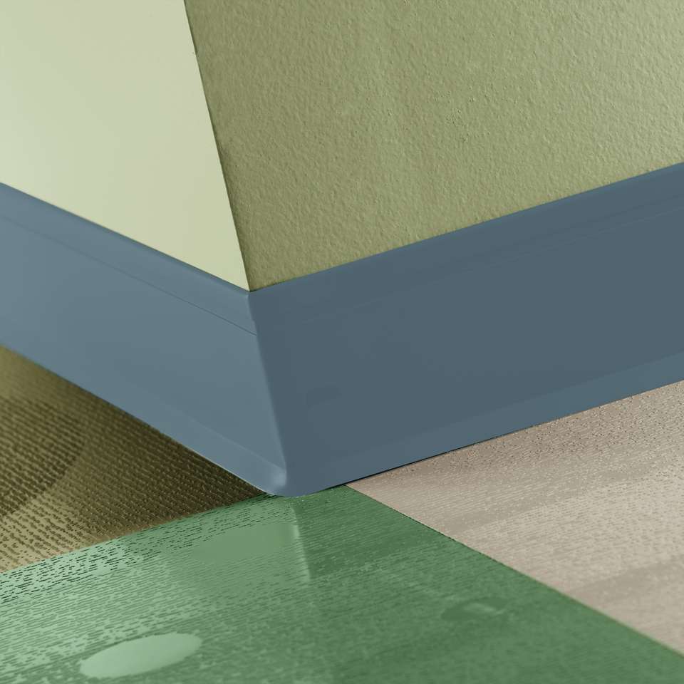 Tarkett - Perceptions - Recess Toe 4 1⁄4” #58 Windsor Blue - Wallbase 120'