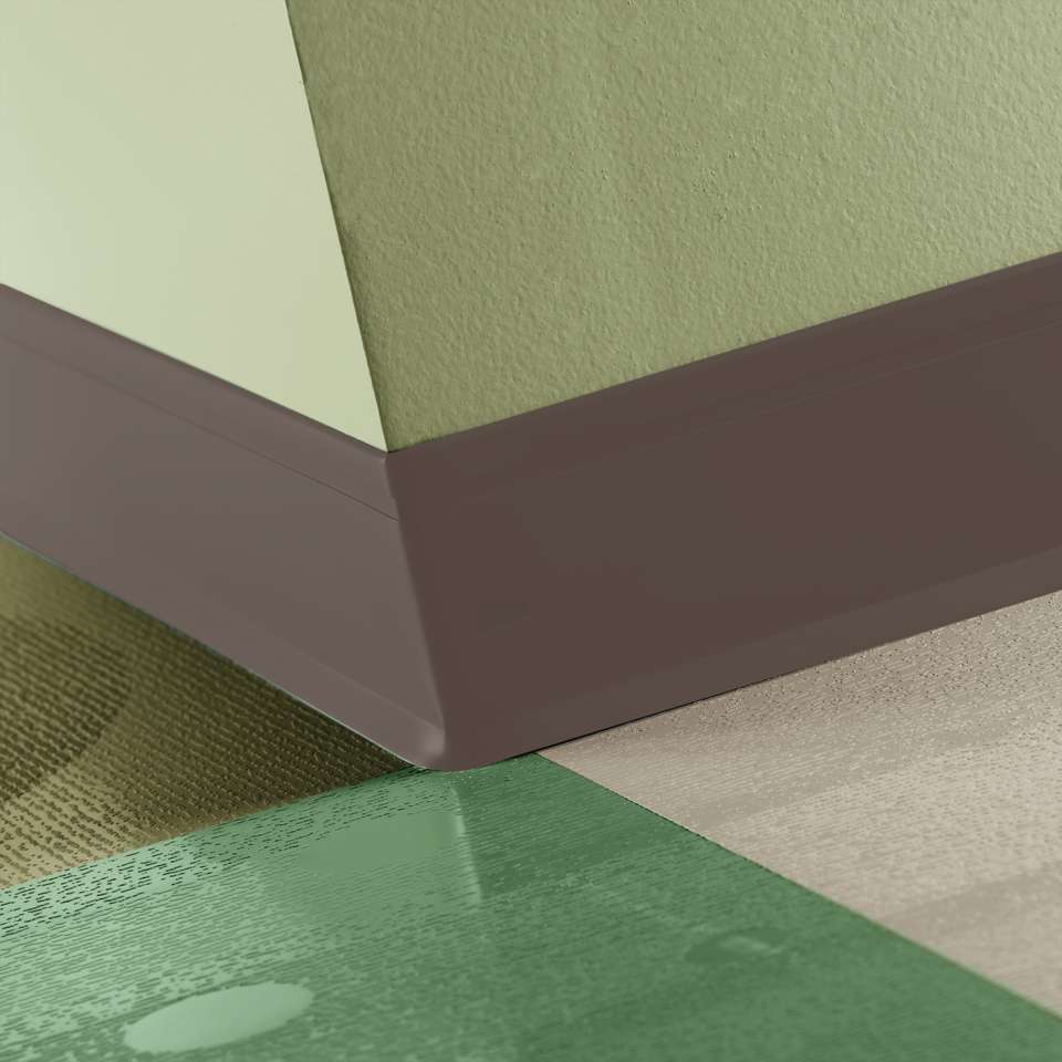 Tarkett - Perceptions - Recess Toe 4 1⁄4” #76 Cinnamon - Wallbase 120'