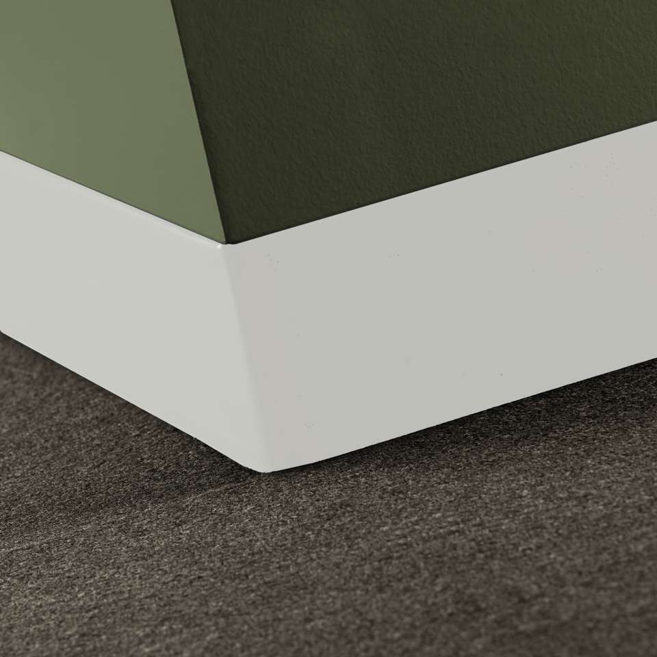 Tarkett - TightLock - Carpet 4 1⁄2” #8 Icicle - Outer Corner