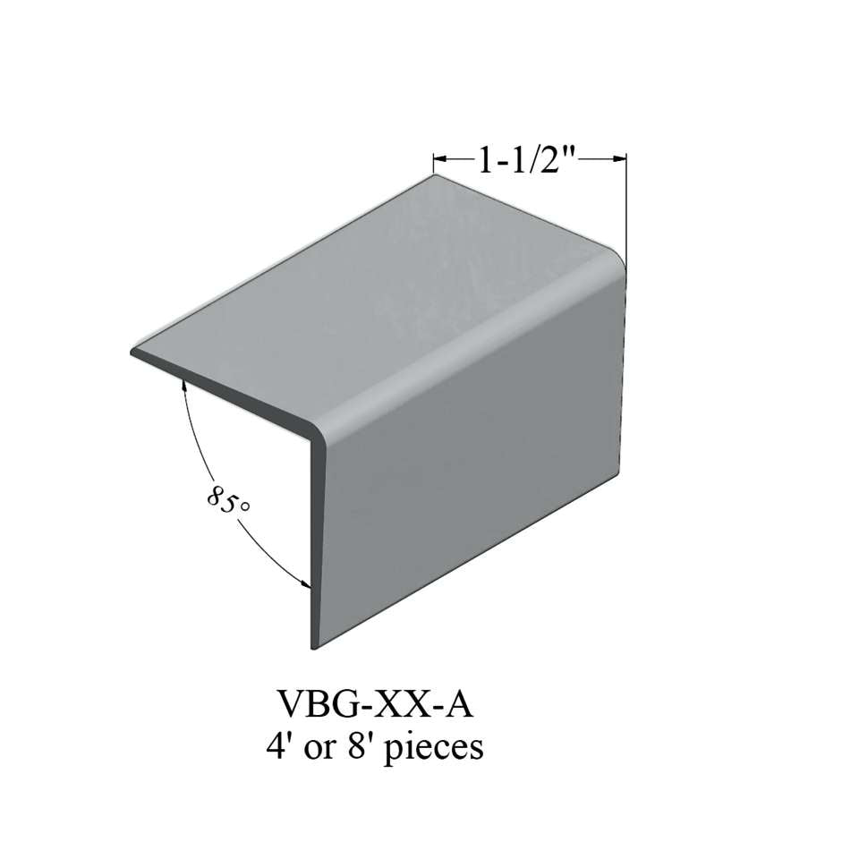 Tarkett - Corner Guards - VBG 28 A48 Corner Guard 1 ½” #28 Medium Grey - Wallbase 4'