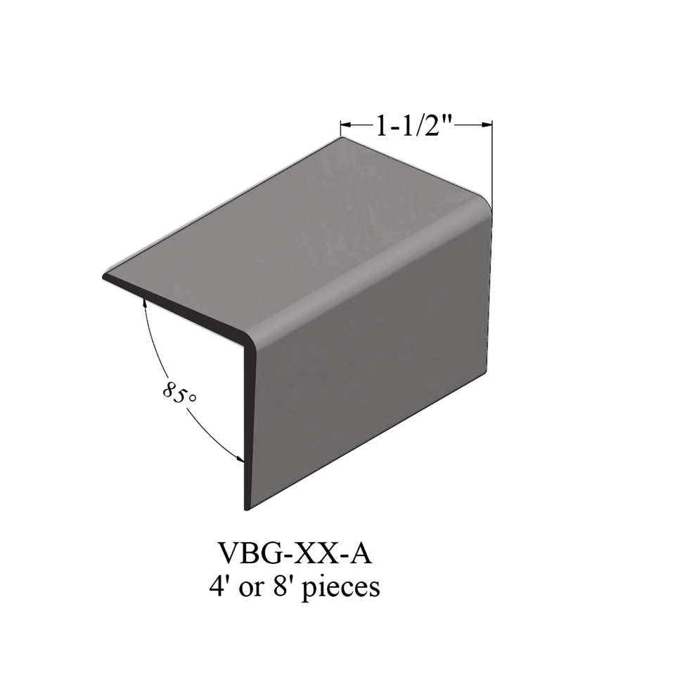 Tarkett - Corner Guards - VBG 44 A96 Corner Guard 1 ½” #44 Dark Brown - Wallbase 8'