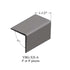 Tarkett - Corner Guards - VBG 44 A96 Corner Guard 1 ½” #44 Dark Brown - Wallbase 8'