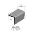 Tarkett - Corner Guards - VBG 20 B48 Corner Guard ¾" #20 Charcoal - Wallbase 4'