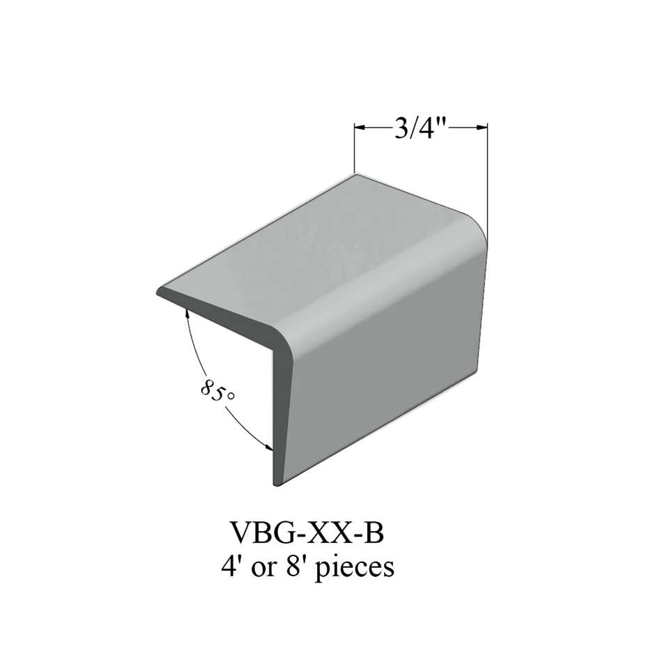 Tarkett - Corner Guards - VBG 38 B48 Corner Guard ¾" #38 Pewter - Wallbase 4'