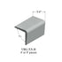 Tarkett - Corner Guards - VBG 38 B96 Corner Guard ¾" #38 Pewter - Wallbase 8'