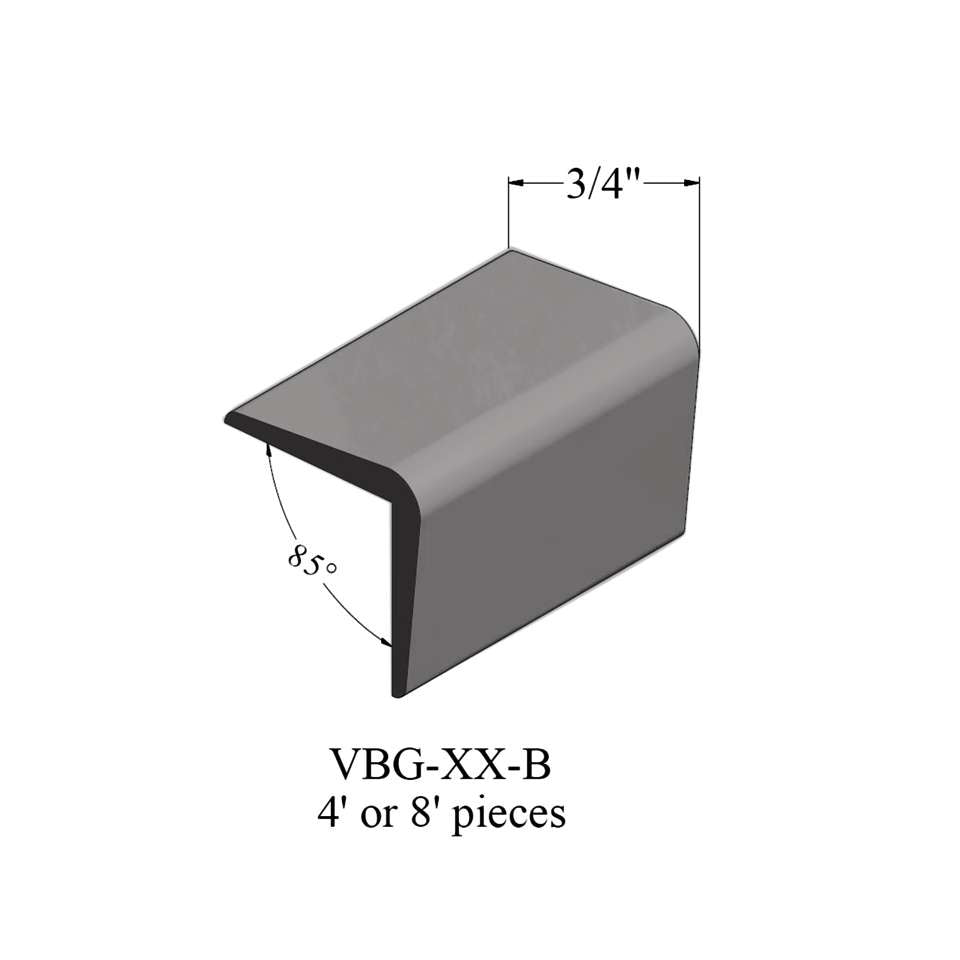 Tarkett - Corner Guards - VBG 44 B96 Corner Guard ¾" #44 Dark Brown - Wallbase 8'
