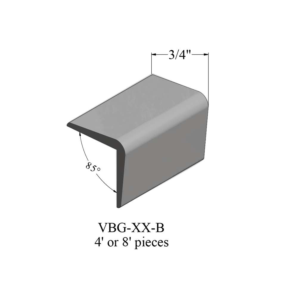 Tarkett - Corner Guards - VBG 48 B96 Corner Guard ¾" #48 Grey - Wallbase 8'
