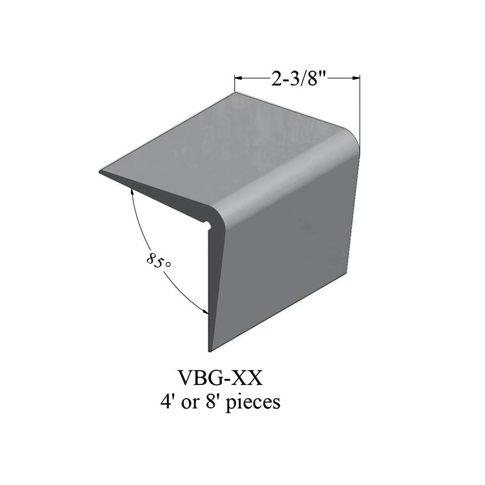 Tarkett - Corner Guards - VBG 28 48 Corner Guard 2 3⁄8" #28 Medium Grey - Wallbase 4'