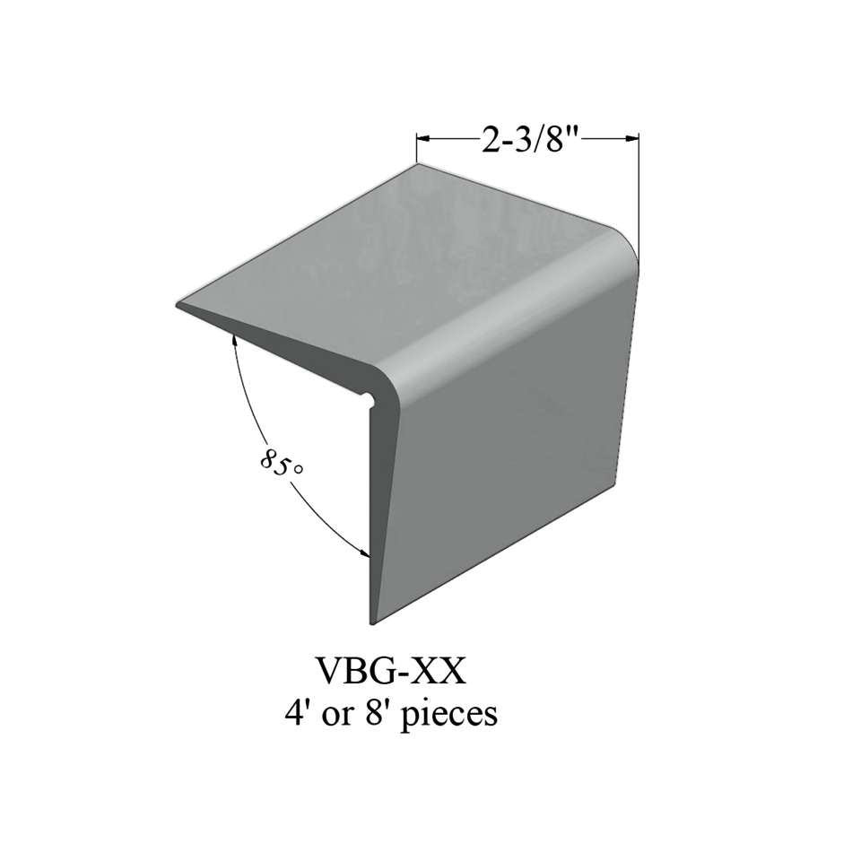 Tarkett - Corner Guards - VBG 38 48 Corner Guard 2 3⁄8" #38 Pewter - Wallbase 4'
