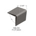 Tarkett - Corner Guards - VBG 47 48 Corner Guard 2 3⁄8" #47 Brown - Wallbase 4'