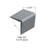 Tarkett - Corner Guards - VBG 28 96 Corner Guard 2 3⁄8" #28 Medium Grey - Wallbase 8'
