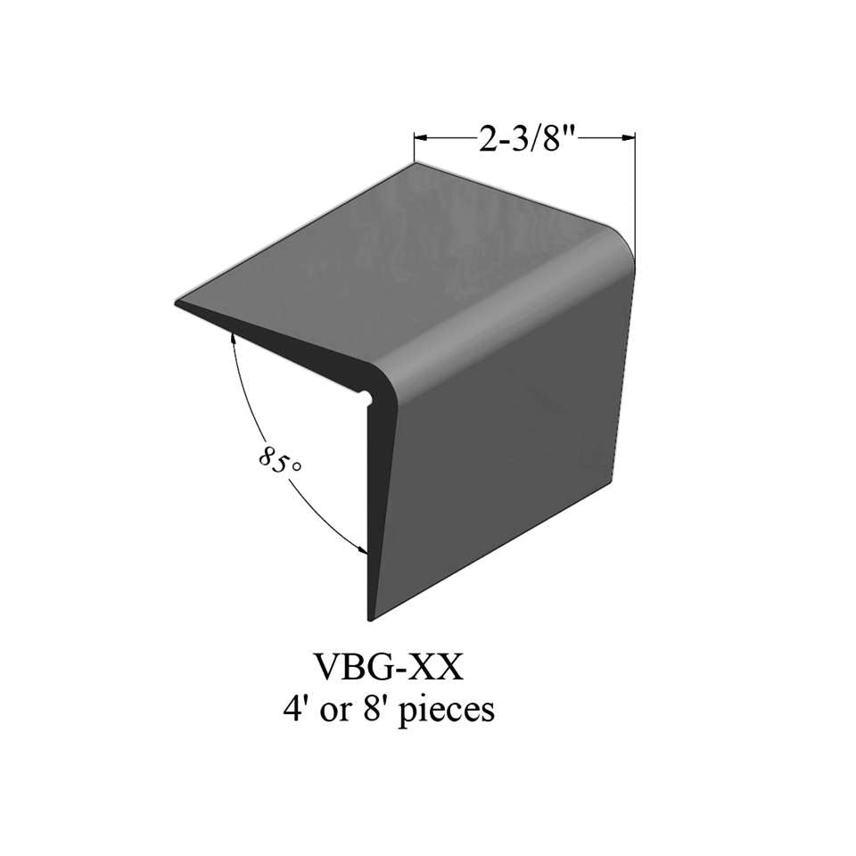 Tarkett - Corner Guards - VBG 40 96 Corner Guard 2 3⁄8" #40 Black - Wallbase 8'