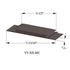 Tarkett - Seuils - VT 76 M2 5-1/2" exposed surface threshold #76 Cinnamon