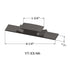 Tarkett - Seuils - VT 47 M6 1-3/4" exposed surface threshold #47 Brown