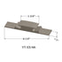 Tarkett - Seuils - VT 49 M6 1-3/4" exposed surface threshold #49 Beige