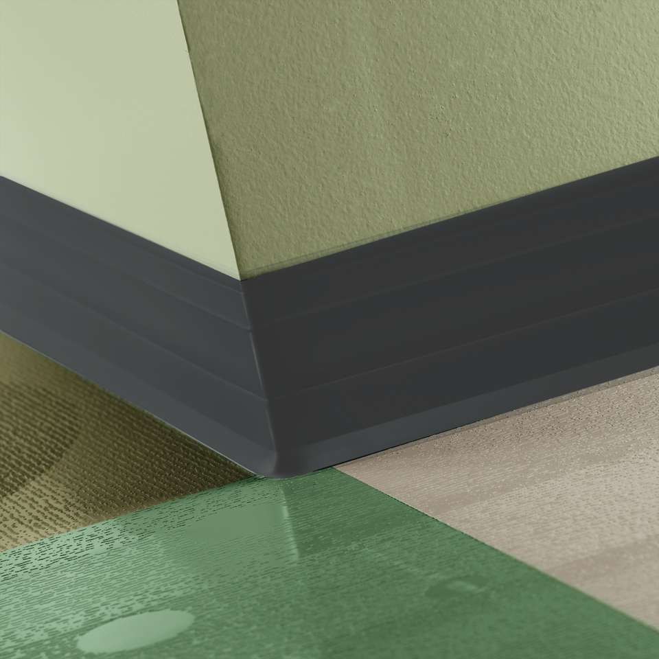Tarkett - Perceptions - Royale 4 1/4" #40 Black - Wallbase 120'