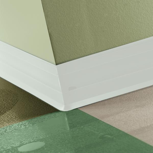 Tarkett - Plinthe en caoutchouc Perceptions Royal #TG1 Snowbound 4-1/4" x 120'