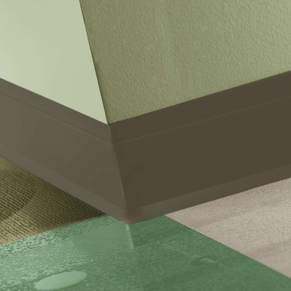 Tarkett - Perceptions - Flex 4 1/4" #TB2 Boxwood - Wallbase 120'
