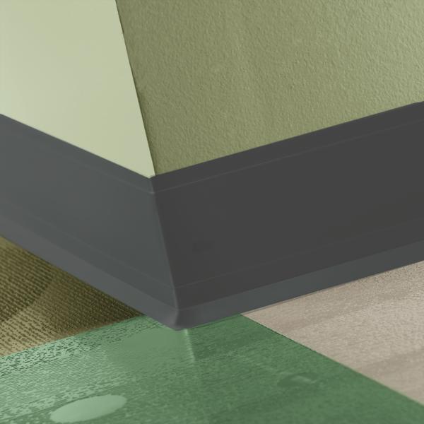Tarkett - Caoutchouc Perceptions #63 Burnt Umber Contour base murale 4-1/4" x 120'