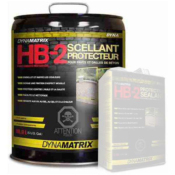 Dyna - Scellant de protection acrylique DynaMatrix HB-2 pour pavés et dalles 18.9 L