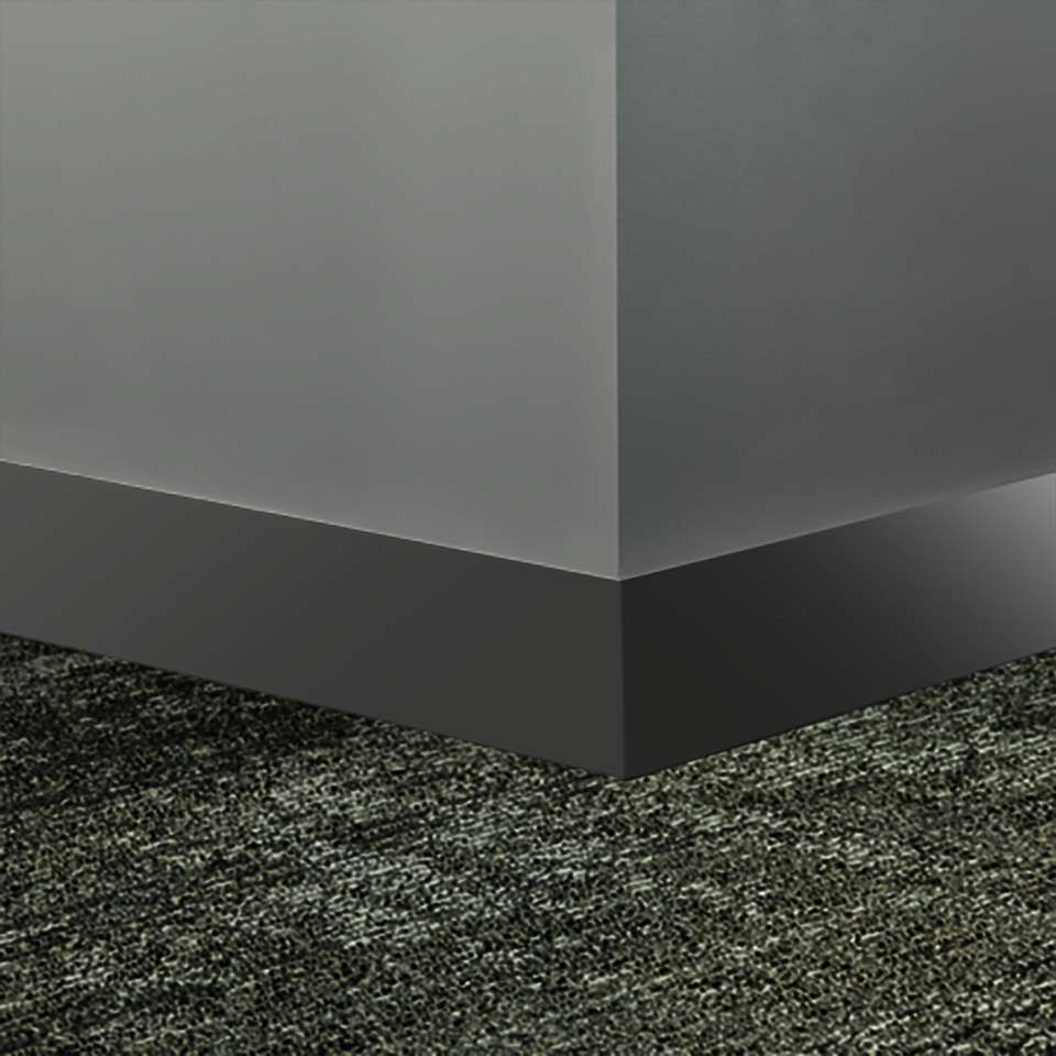 Tarkett - Système de finition murale Millwork - MW 63 S4 Monument 4" #63 Burnt Umber - Wallbase 8' (paquet de 8)