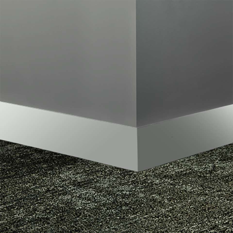 Tarkett - Système de finition murale Millwork - MW 50 S4 Monument 4" #50 White - Wallbase 8' (paquet de 8)