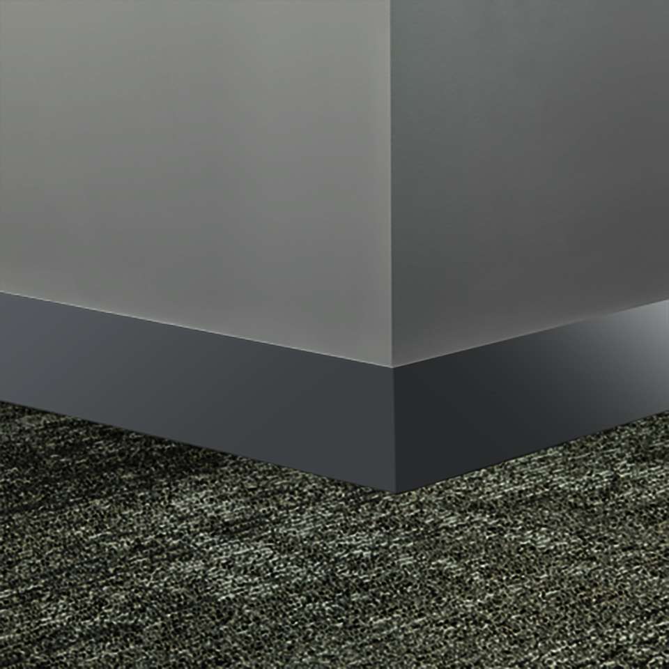 Tarkett - Système de finition murale Millwork - MW TA6 S4 Monument 4" #TA6 Bedrock - Wallbase 8' (paquet de 8)