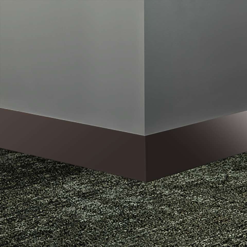 Tarkett - Système de finition murale Millwork - MW 284 S4 Monument 4" #284 Ganache - Wallbase 8' (paquet de 8)