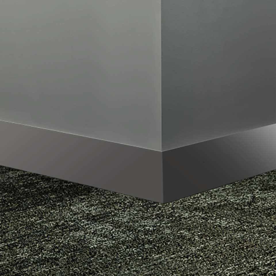 Tarkett - Système de finition murale Millwork - MW 48 S4 Monument 4" #48 Grey - Wallbase 8' (paquet de 8)