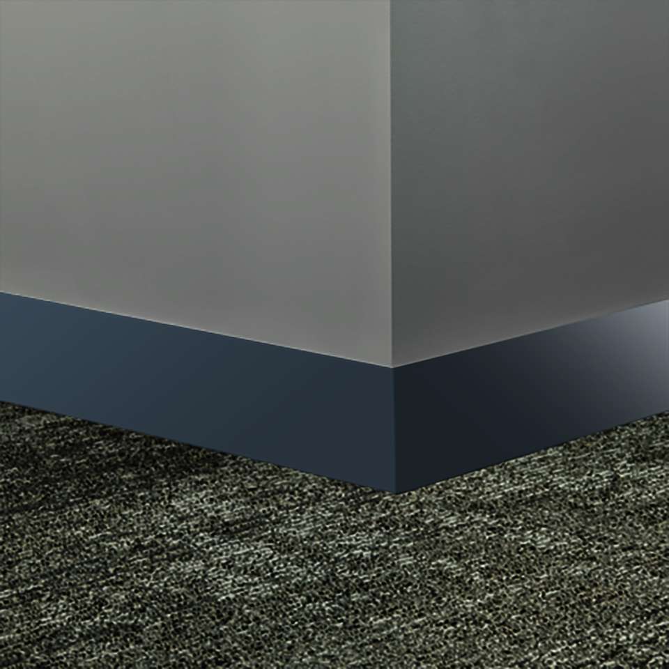 Tarkett - Système de finition murale Millwork - MW 18 S4 Monument 4" #18 Navy Blue - Wallbase 8' (paquet de 8)