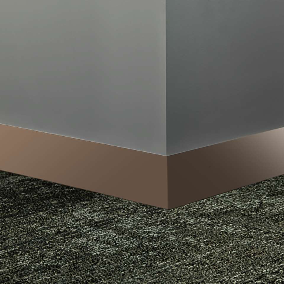 Tarkett - Système de finition murale Millwork - MW 45 S4 Monument 4" #45 Sandalwood - Wallbase 8' (paquet de 8)
