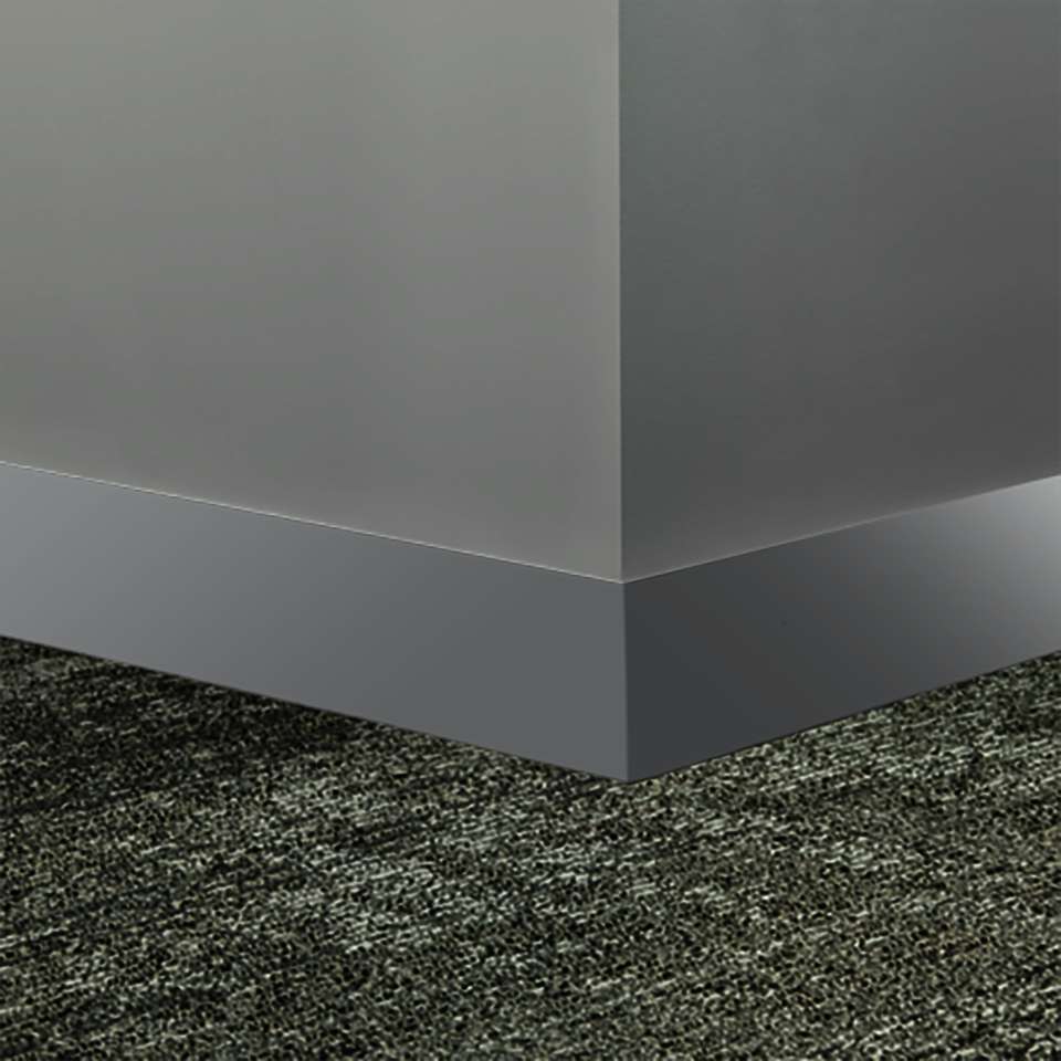 Tarkett - Système de finition murale Millwork - MW TG2 S4 Monument 4" #TG2 Shark Fin - Wallbase 8' (paquet de 8)