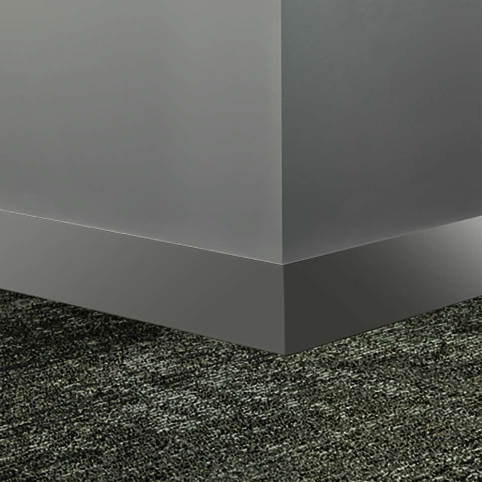 Tarkett - Système de finition murale Millwork - MW 282 S4 Monument 4" #282 Vaporize - Wallbase 8' (paquet de 8)