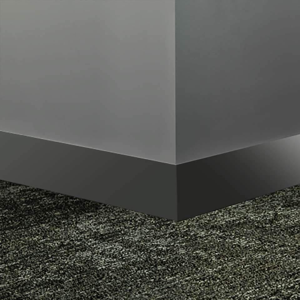 Tarkett - Système de finition murale Millwork - MW 168 S4 Monument 4" #168 Thunder - Wallbase 8' (paquet de 8)