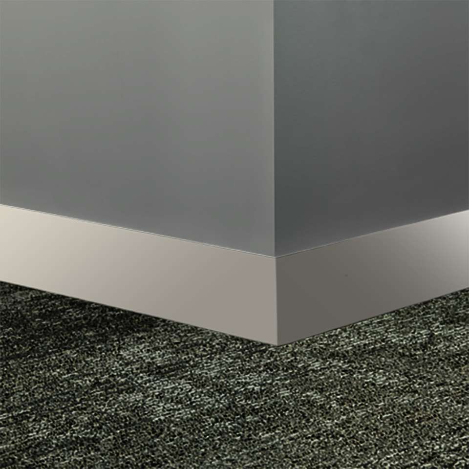 Tarkett - Système de finition murale Millwork - MW 27 S25 Monument 2 1⁄2” #27 Mist - Wallbase 8' (paquet de 8)