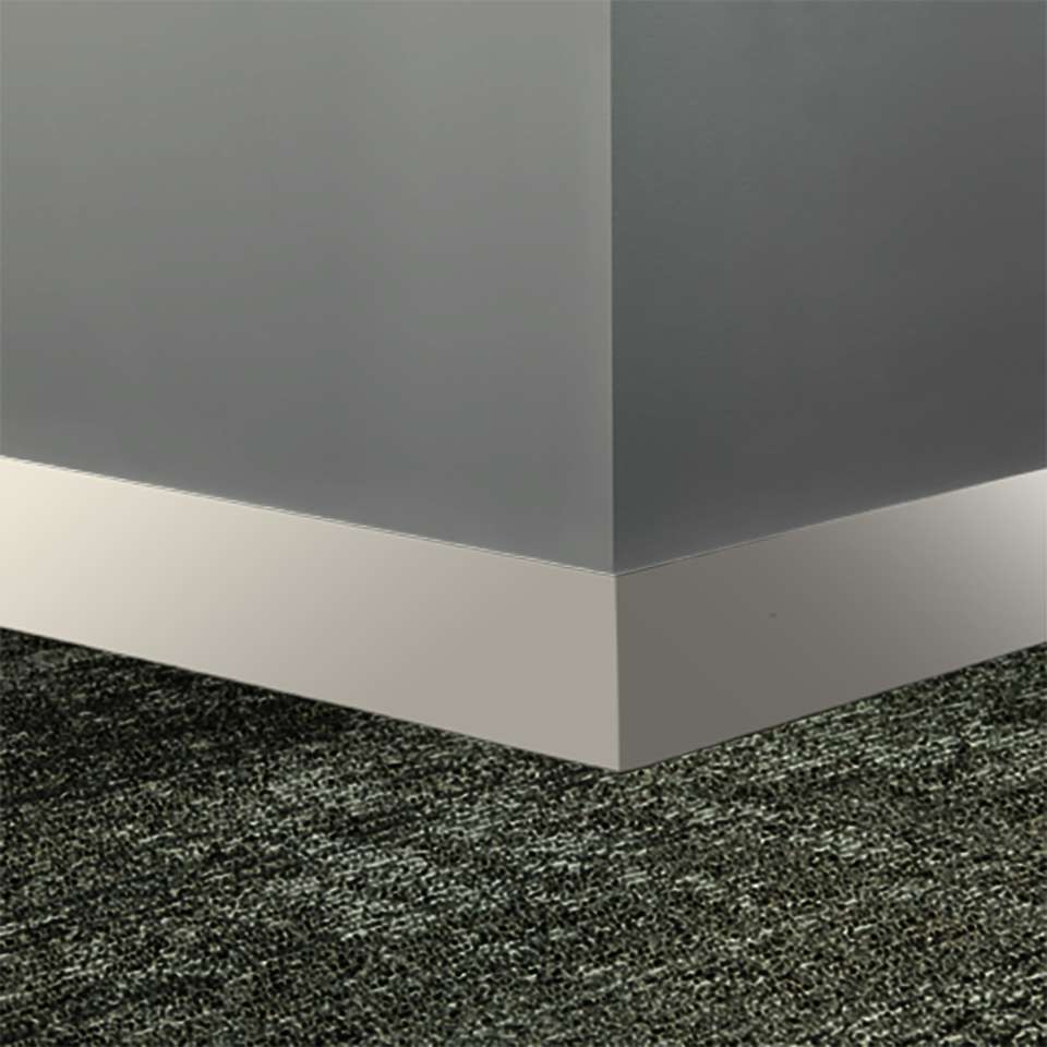 Tarkett - Système de finition murale Millwork - MW 68 S25 Monument 2 1⁄2” #68 White Sand - Wallbase 8' (paquet de 8)